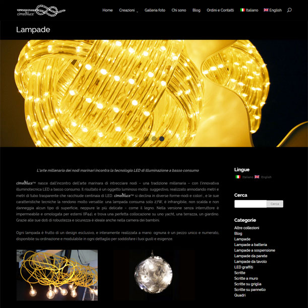 WEB - Cimediluce - Pagina lampade a led