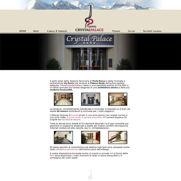 Sito Web - HOTEL CRYSTAL PALACE