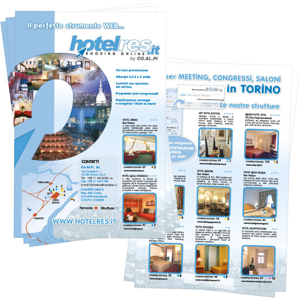 Studio grafico - Volantino - Hotelres